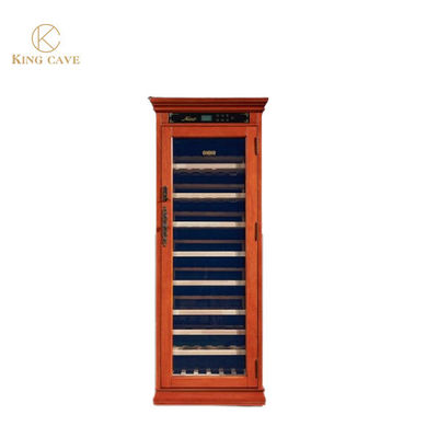 Harga yang bagus Kayu Keringan anggur mewah Wine Cooler Cabinet Suhu konstan on line