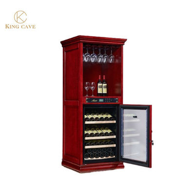 Harga yang bagus Custom Wine Cellar Home Living For Room Wine Cabinet Kulkas Dengan Wine Fridge Cooler on line