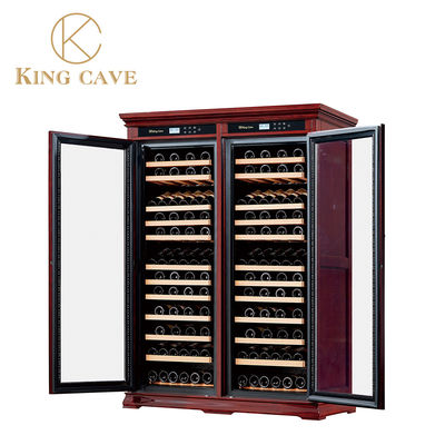 Harga yang bagus King Cave Red Wood Wine Cooler untuk High-End Wine Cabinet Cabinet Cigar dan CBD Cabinet on line