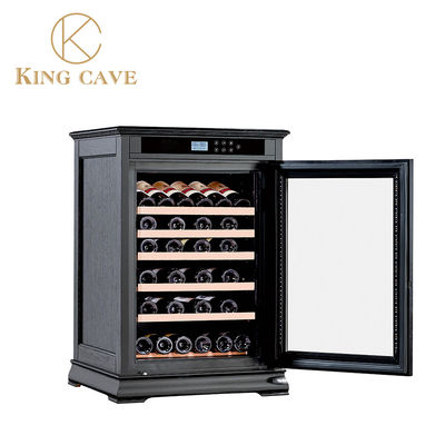Harga yang bagus High Performance Custom Wine Cooler Cabinet Dengan Kayu Cedar Oak Shell Amerika on line