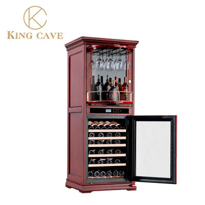 Harga yang bagus Pintu Kaca Minum Cooler Wine Display Chiller Air Cooling Dapur Wine Cooler Untuk Bar on line