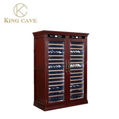 Harga yang bagus Reagan Kayu Wine Cooler Cabinet Counter Wine kulkas Rak yang dapat disesuaikan on line
