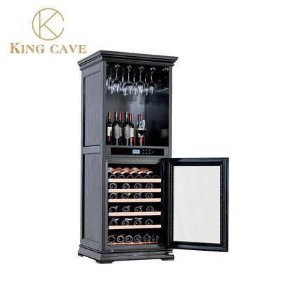 Harga yang bagus Wine Cooler Box Rumah Wine Bar Display Kulkas Dapur Wine Cooler Dengan Pintu on line