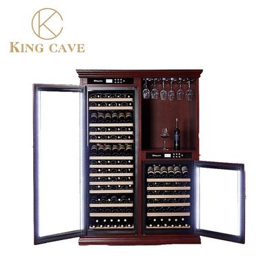 Harga yang bagus Pemanas Konstan Lemari Kulkas Anggur Kayu Low Noise Listrik on line