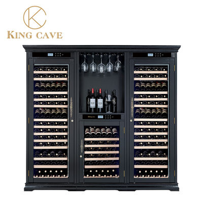 Harga yang bagus Tidak ada es 50 sampai 80% Kelembaban Kayu Wine Cooler Tidak Bau Aneh on line