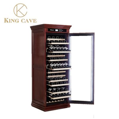 Harga yang bagus Reagan Wine Cooler Cabinet Dengan Embraco Compressor Lampu LED Untuk Kontrol Suhu Optimal on line