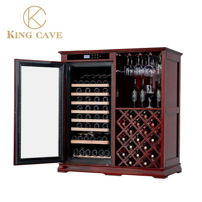 Harga yang bagus Kayu buatan tangan klasik dapur wine cooler minuman cellar cooler wine chiller kompresor on line