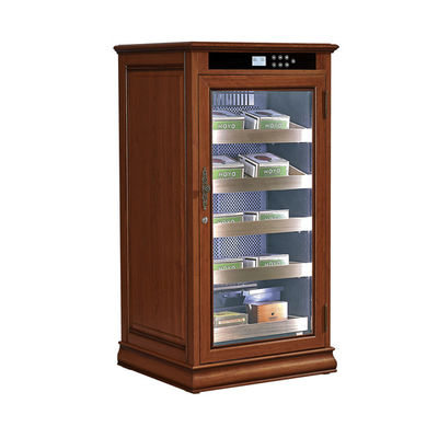 Harga yang bagus Layar sentuh digital Kayu alami Cigar Listrik Humidor Cabinet Cooler on line