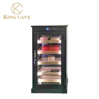 Harga yang bagus High End Kayu Cedar Electric Cigar Cooler Dengan Lemari Cigar Humidor Cabinet on line