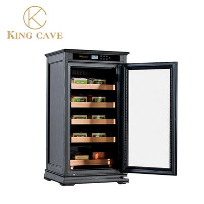Harga yang bagus Smart Digital Control Panel Electric Humidor Cigar Cabinet Dengan Humidifier on line