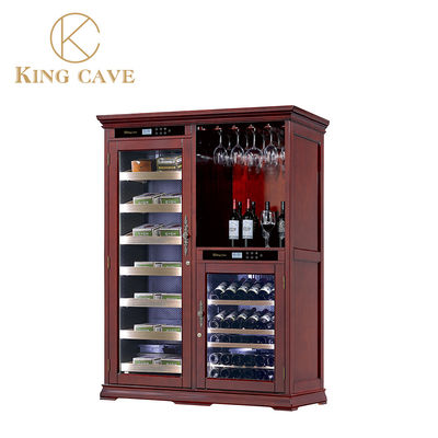 Harga yang bagus Multi-fungsi tampilan suhu dan kelembaban kontrol anggur Cigar Cabinet on line