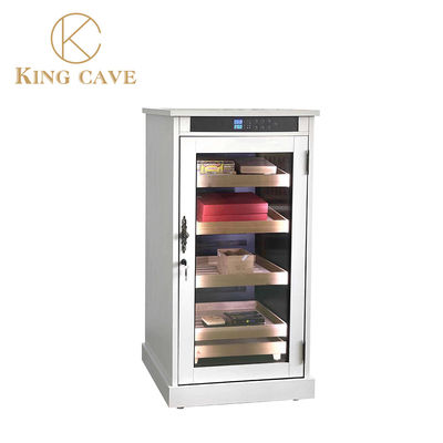 Harga yang bagus Custom High Quality Commercial Electric Cigar Cooler Humidor Cabinet dengan kunci on line
