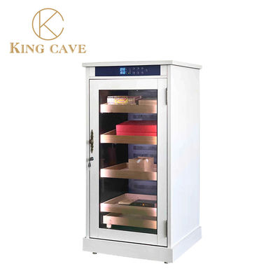 Harga yang bagus High End Touch Control Cigar Listrik Wine Cooler Dan Humidor Dengan Custom Kayu Finish on line