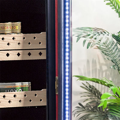 Harga yang bagus Humidifikasi Otomatis Kayu Solid Merah Pendinginan Rokok Listrik Humidor Dengan Kunci on line