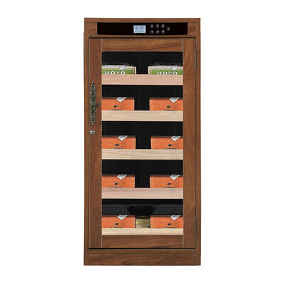 Harga yang bagus Lemari Humidor Pendingin Cerutu Elektrik Kayu Mewah dengan Kontrol Iklim Digital dan Sistem Termoelektrik Ultra-Senyap on line