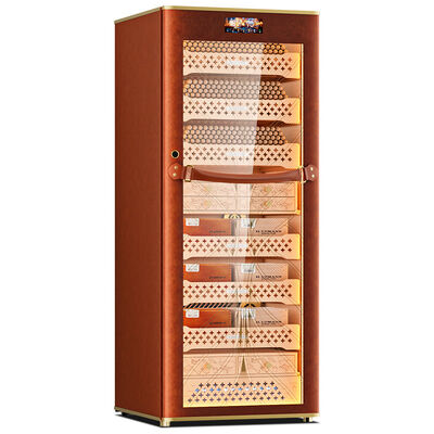 Harga yang bagus Kabinet Humidor Rokok Elektronik Dengan Kontrol Suhu Konstan & Lampu LED on line