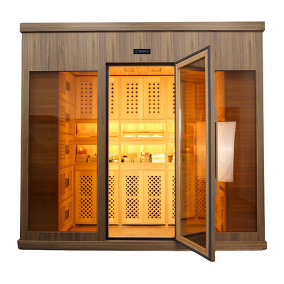 Harga yang bagus Grand Reserve Walk-In Cigar Cooler Humidor Room Untuk Penggunaan Komersial on line